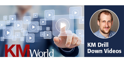 KMworld Drill Down Interview with Sebastian Schmidt Logo