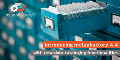 metaphactory 4.4 introduces flexible data cataloging capabilities to experience data in context Logo