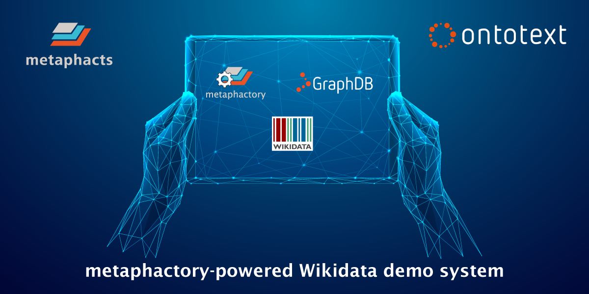 metaphactory-powered Wikidata demo system interface